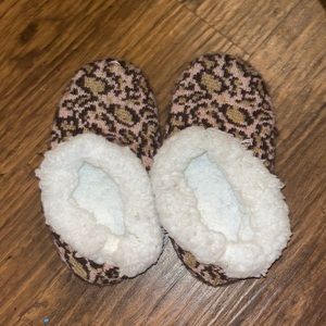 leopard slippers